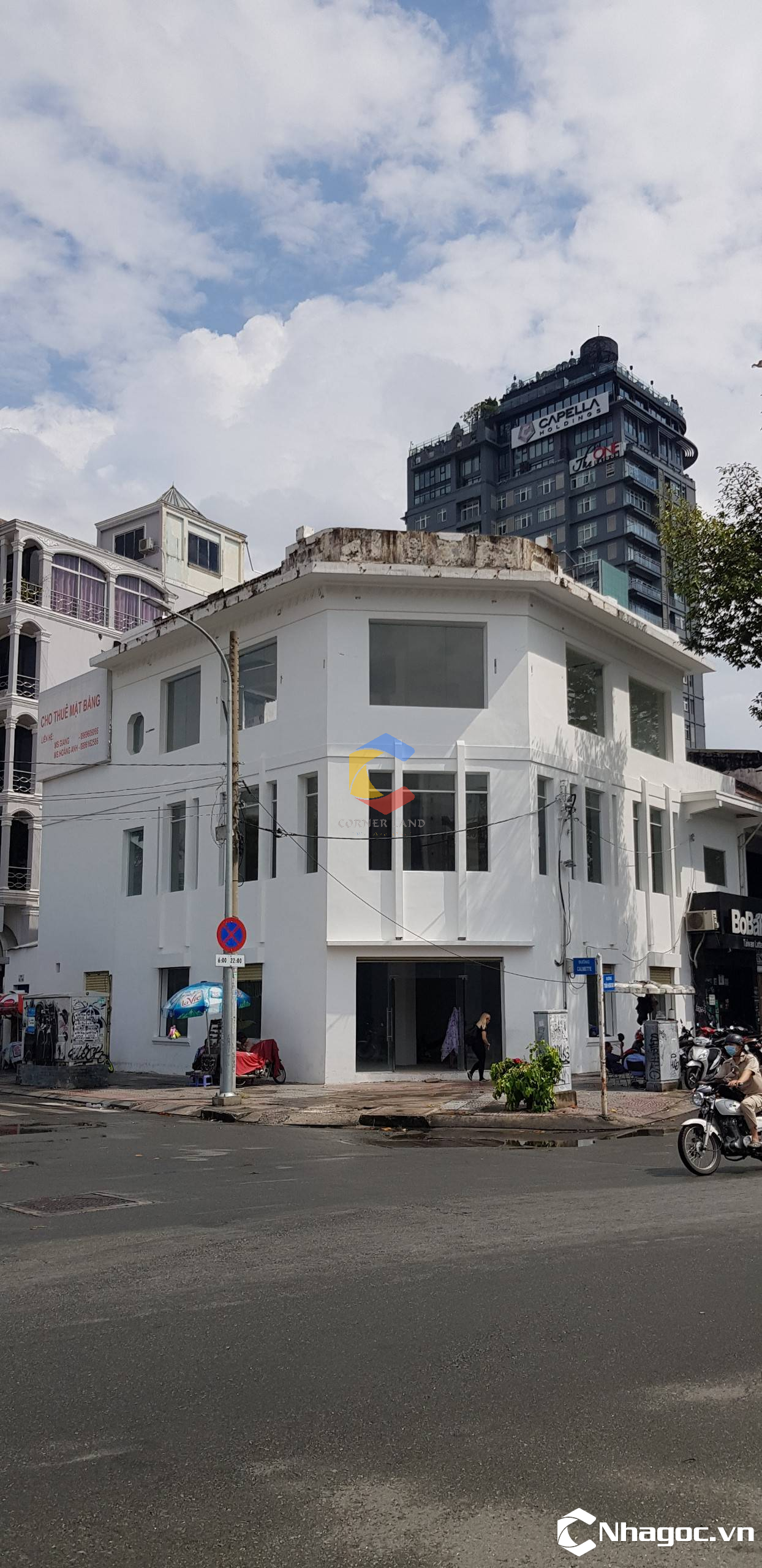 cho thue mat bang mat tien duong dinh tien hoang dt 8x14 ham tret lung 7 lau gia 14000usd thang