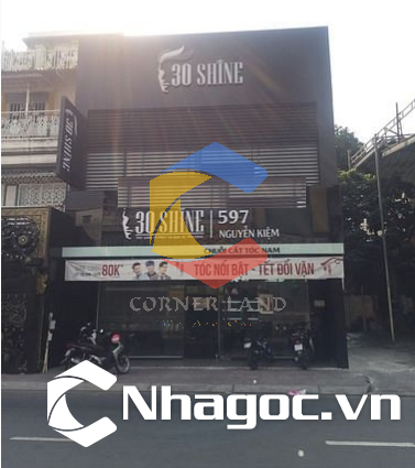 Cho thuê nhà Góc 2MT 597 Nguyễn Kiệm, Phường 9, Quận Phú Nhuận, Hồ Chí Minh