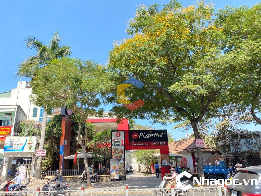 cho thue mat bang mat tien duong dinh tien hoang dt 8x14 ham tret lung 7 lau gia 14000usd thang