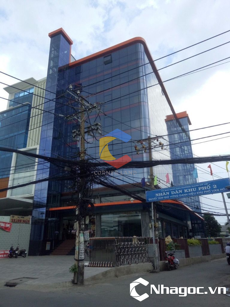 cho thue mat bang mat tien duong dinh tien hoang dt 8x14 ham tret lung 7 lau gia 14000usd thang