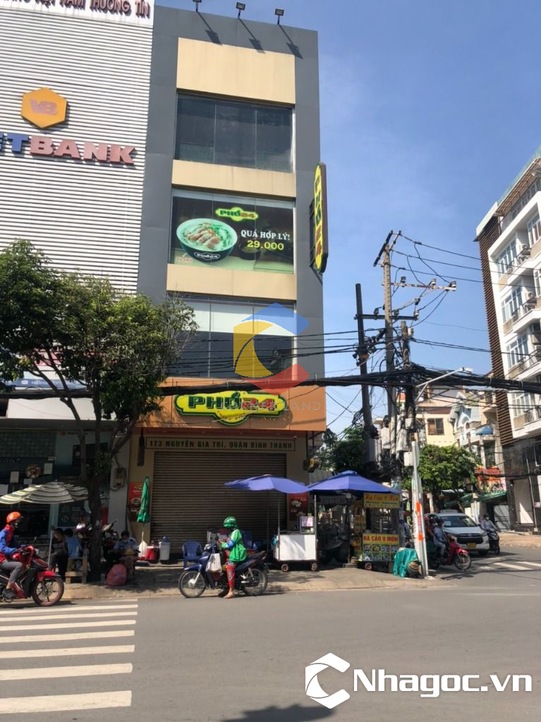 cho thue mat bang mat tien duong dinh tien hoang dt 8x14 ham tret lung 7 lau gia 14000usd thang