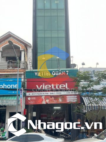 Cho thuê tòa nhà 273 Nguyễn Thị Thập, Phường Tân Phú,  Quận 7, Hồ Chí Minh