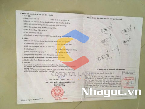 Bán nhà 299 Tên Lửa, Phường Bình Trị Đông, Quận Bình Tân, Hồ Chí Minh