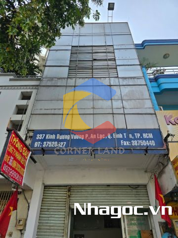 Cho thuê nhà 337 Kinh Dương Vương, Phường An Lạc, Quận Bình Tân, Hồ Chí Minh