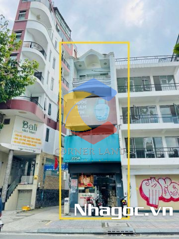 Cho thuê nhà Góc 2MT 225A Trần Quang Khải, Phường Tân Định,  Quận 1, Hồ Chí Minh