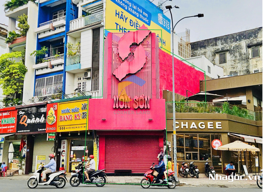 cho thue mat bang mat tien duong dinh tien hoang dt 8x14 ham tret lung 7 lau gia 14000usd thang