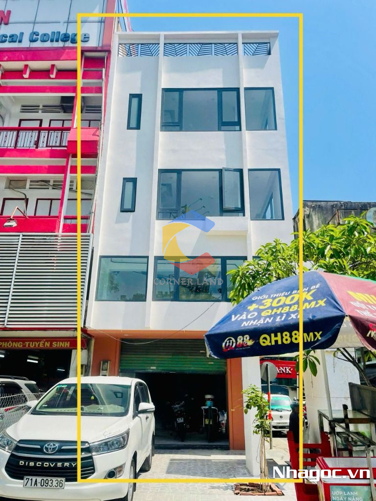 cho thue mat bang mat tien duong dinh tien hoang dt 8x14 ham tret lung 7 lau gia 14000usd thang