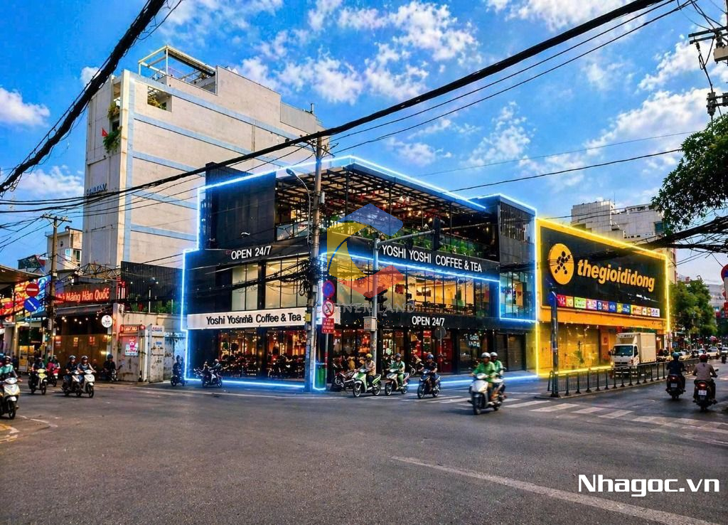 cho thue mat bang mat tien duong dinh tien hoang dt 8x14 ham tret lung 7 lau gia 14000usd thang