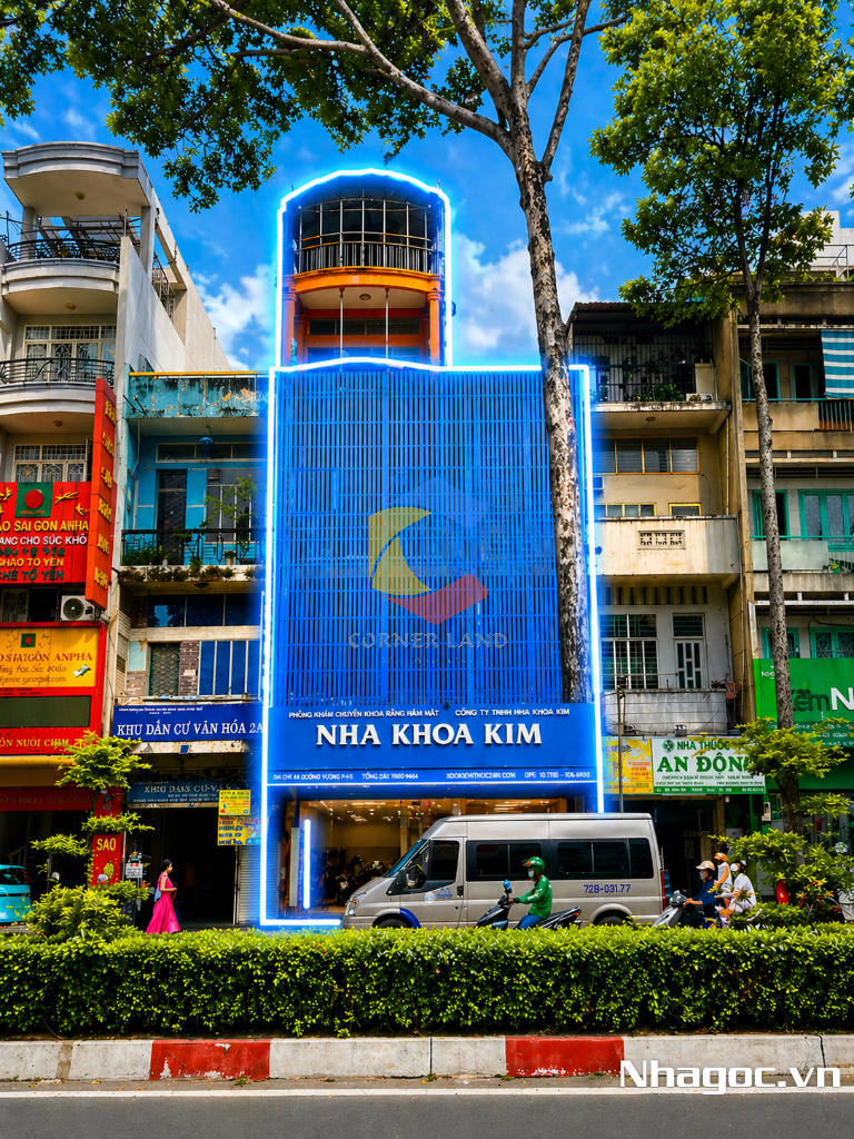 cho thue mat bang mat tien duong dinh tien hoang dt 8x14 ham tret lung 7 lau gia 14000usd thang