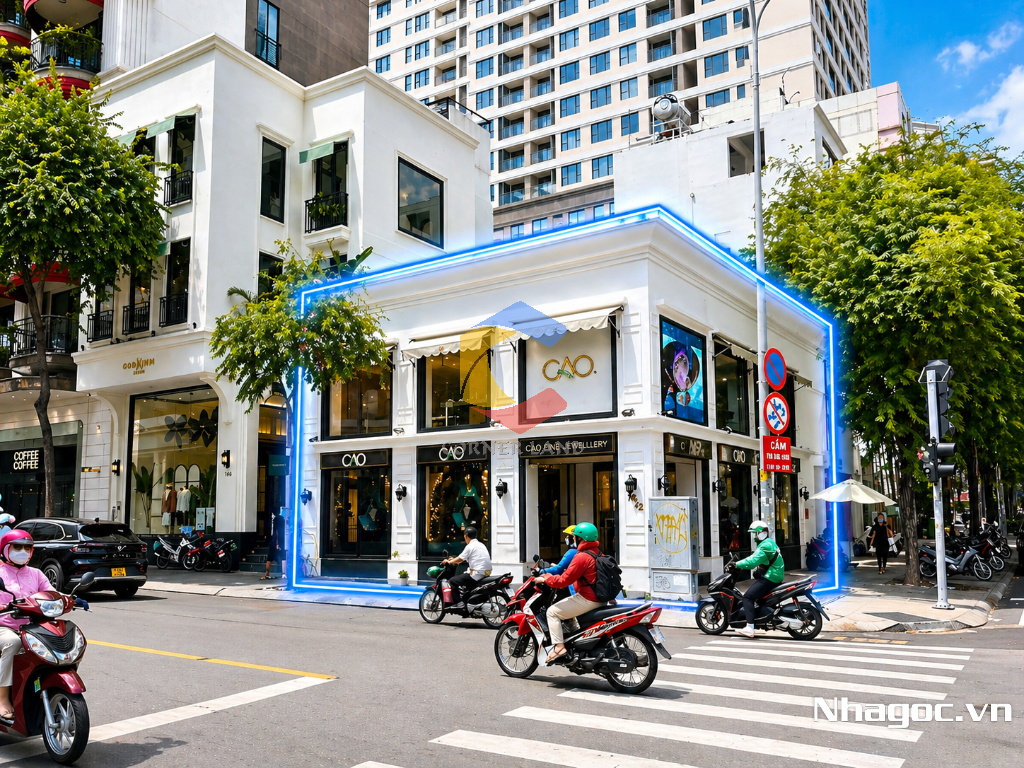 cho thue mat bang mat tien duong dinh tien hoang dt 8x14 ham tret lung 7 lau gia 14000usd thang