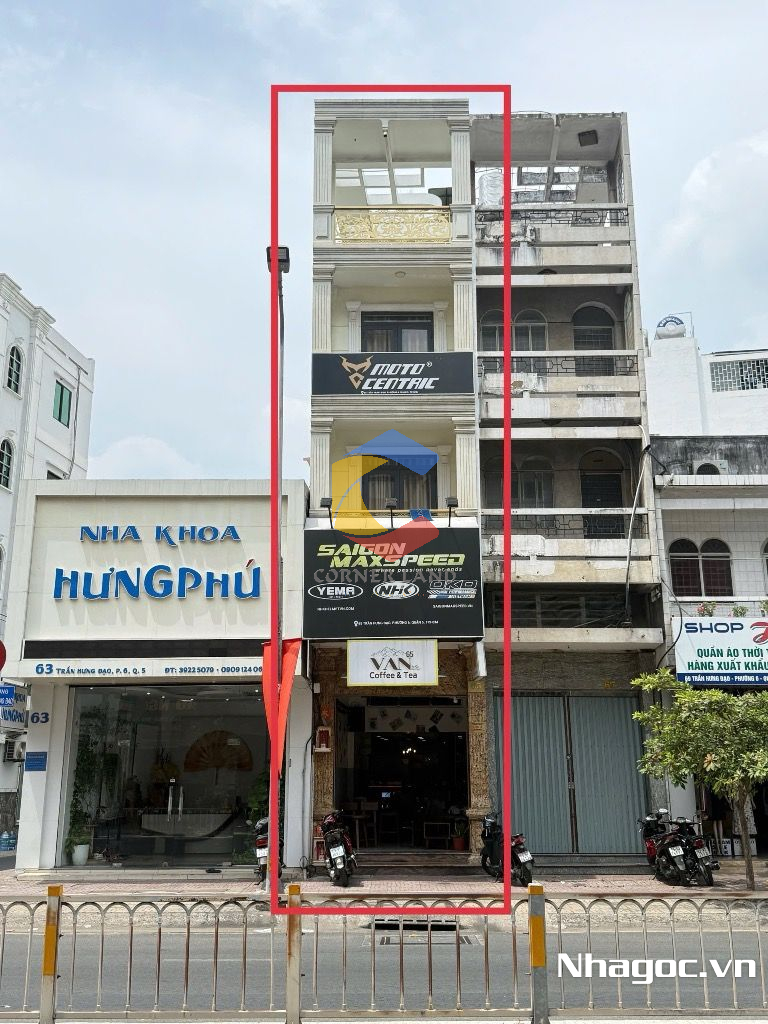 cho thue mat bang mat tien duong dinh tien hoang dt 8x14 ham tret lung 7 lau gia 14000usd thang