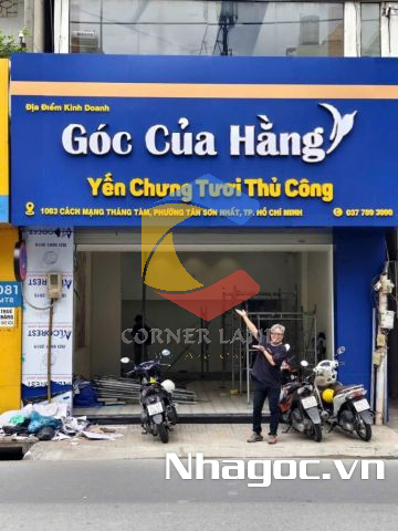 Cho thuê nhà Góc 2MT 1083 Cách Mạng Tháng Tám, Phường 7, Quận Tân Bình, Hồ Chí Minh