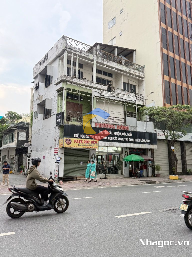 cho thue mat bang mat tien duong dinh tien hoang dt 8x14 ham tret lung 7 lau gia 14000usd thang