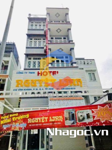 Cho thuê tòa nhà 232 Vĩnh Khánh, Phường 10,  Quận 4, Hồ Chí Minh