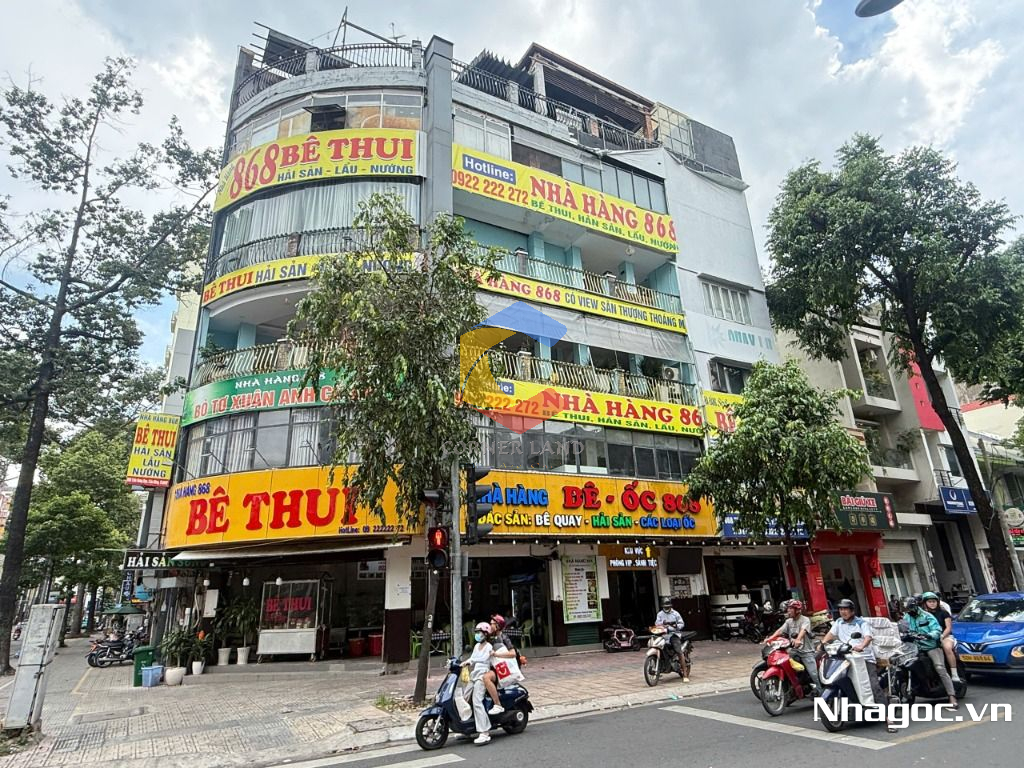 cho thue mat bang mat tien duong dinh tien hoang dt 8x14 ham tret lung 7 lau gia 14000usd thang