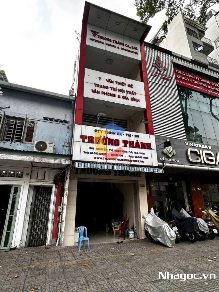cho thue mat bang mat tien duong dinh tien hoang dt 8x14 ham tret lung 7 lau gia 14000usd thang