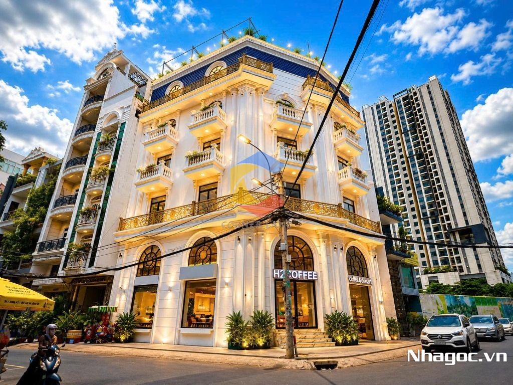 cho thue mat bang mat tien duong dinh tien hoang dt 8x14 ham tret lung 7 lau gia 14000usd thang