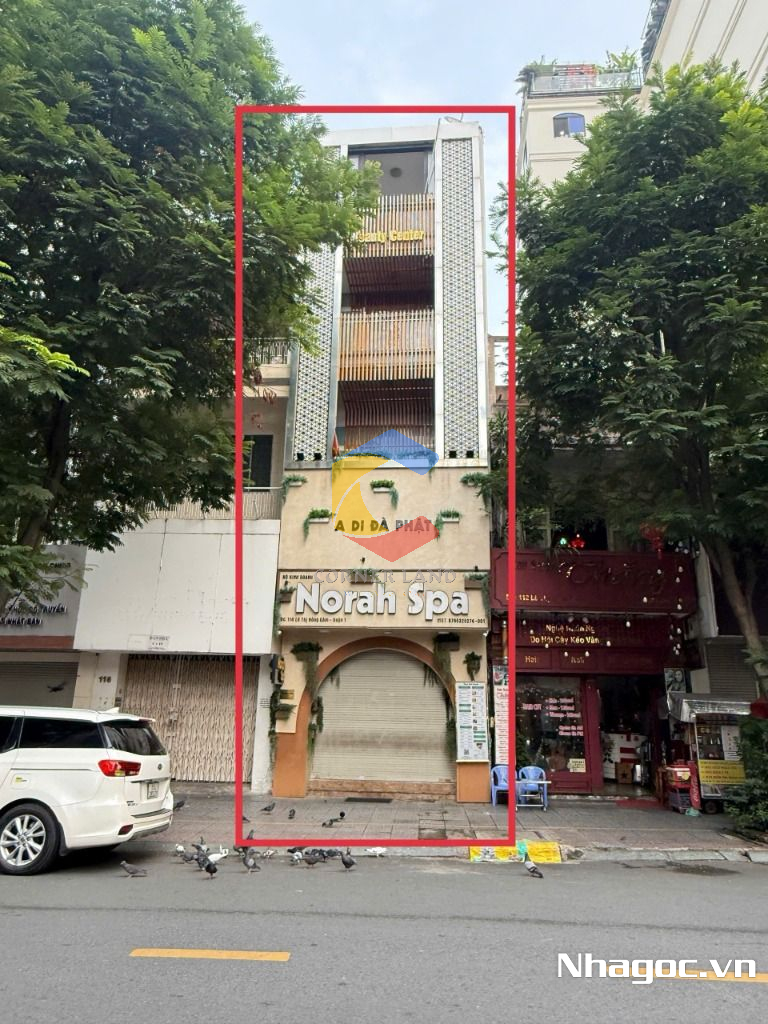 cho thue mat bang mat tien duong dinh tien hoang dt 8x14 ham tret lung 7 lau gia 14000usd thang