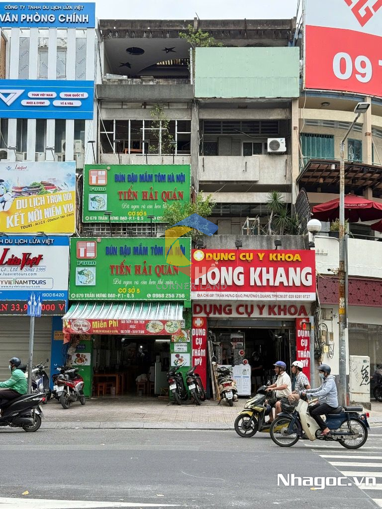 cho thue mat bang mat tien duong dinh tien hoang dt 8x14 ham tret lung 7 lau gia 14000usd thang