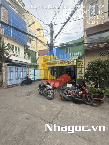 Bán nhà Góc 2MT 35 Nguyễn Ngọc Lộc, Phường 14,  Quận 10, Hồ Chí Minh