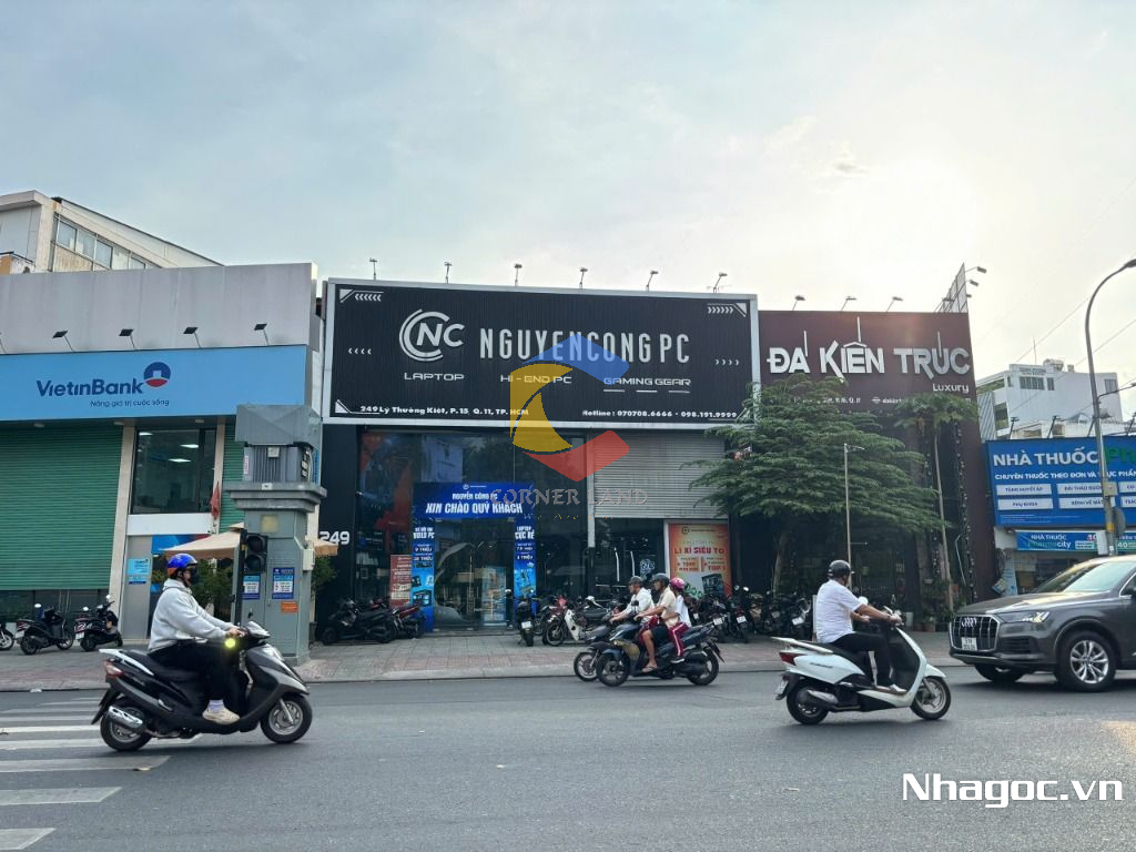 cho thue mat bang mat tien duong dinh tien hoang dt 8x14 ham tret lung 7 lau gia 14000usd thang